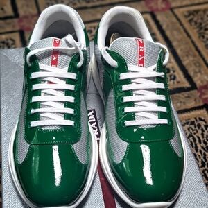 Prada Men's Green Sneakers